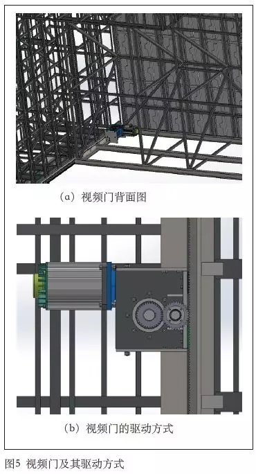 舞台设备的视频门及其驱动方式